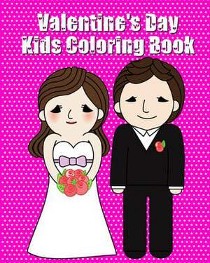 Valentine's Day Kids Coloring Book de Pink