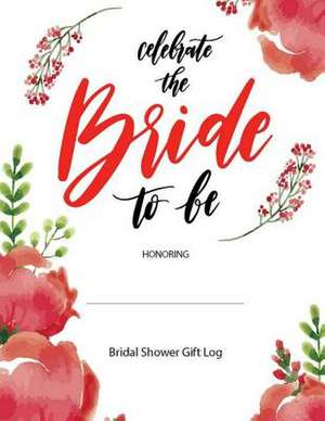 Bridal Shower Gifts Log de Special Event Journal