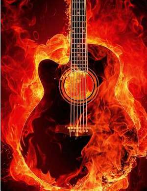 Guitar on Fire Notebook - College Ruled de Creations, Rengaw