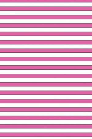 Lizzie Timewarp Notebook (pink and white striped)