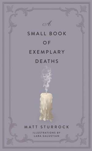 A Small Book of Exemplary Deaths de Matt Sturrock