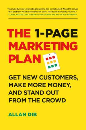 1-Page Marketing Plan de Allan Dib