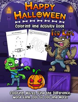 Coloring and Activity Book - Halloween Edition de Harper Hall