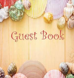 Guest Book, Visitors Book, Guests Comments, Vacation Home Guest Book, Beach House Guest Book, Comments Book, Visitor Book, Nautical Guest Book, Holiday Home, Bed & Breakfast, Retreat Centres, Family Holiday Guest Book (Hardback) de Lollys Publishing