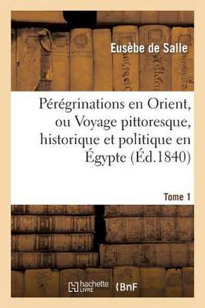 Peregrinations En Orient, Ou Voyage Pittoresque, Historique Et Politique En Egypte. T. 1