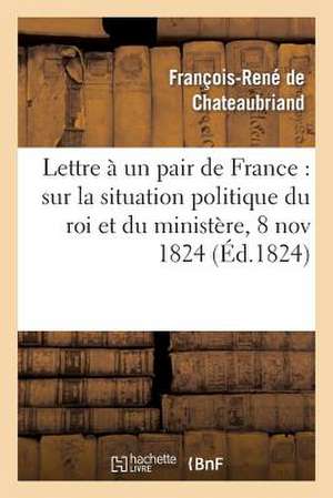 Lettre a Un Pair de France