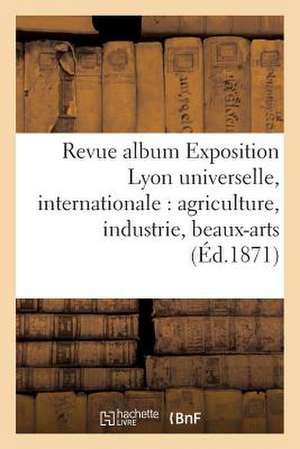 Revue Album Exposition Lyon Universelle & Internationale En 1872: Agriculture, Industrie, Beaux-Arts... de Sans Auteur