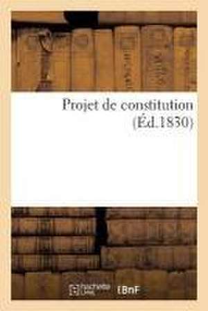 Projet de Constitution de Guillaumin