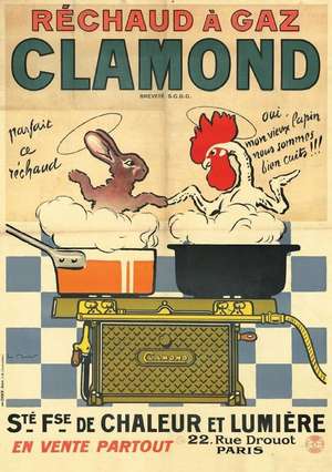 Carnet Affiche Rechaud a Gaz Clamond