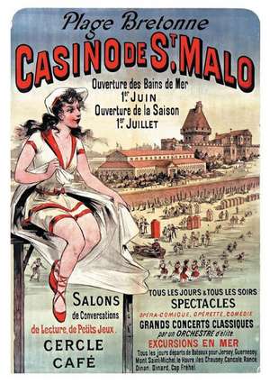 Carnet Affiche Casino Saint-Malo