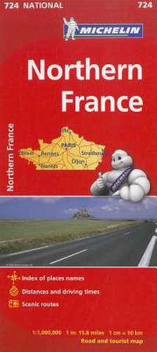 Michelin Northern France Road and Tourist Map de Michelin Travel & Lifestyle