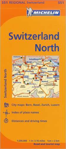 Michelin Switzerland North Map de Michelin Travel & Lifestyle