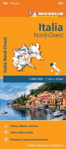 Italy Northwest - Michelin Regional Map 561 de Michelin