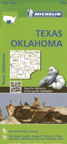 Michelin Texas, Oklahoma Map de Michelin