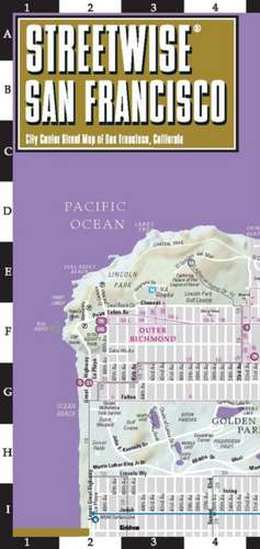 Streetwise San Francisco Map - Laminated City Center Street Map of San Francisco, California de Michelin