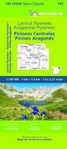 Pyrenees Central - Zoom Map 145 de Michelin