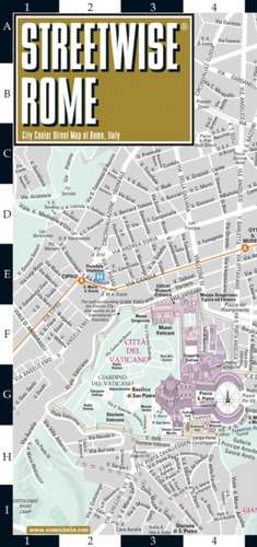 Streetwise Rome Map - Laminated City Center Street Map of Rome, Italy de Michelin