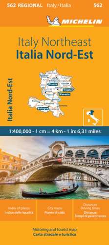 Italy: Northeast Map 562 de Michelin