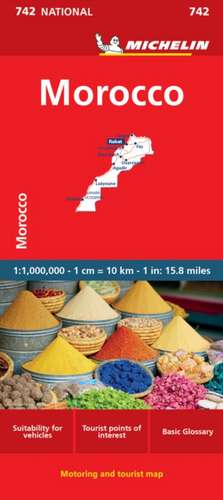 Michelin Map Africa Morocco 742 de Michelin