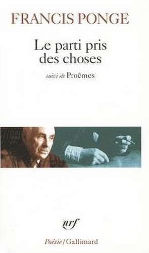 Par Pris Des Cho Douze de Francis Ponge