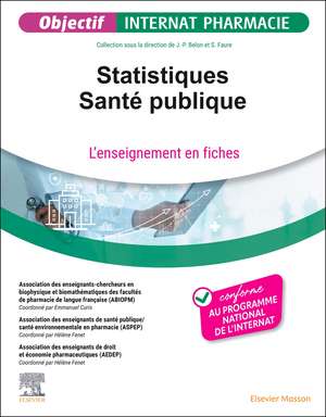 Statistiques - Santé publique: L'enseignement en fiches de Association Des Enseignants De Santé