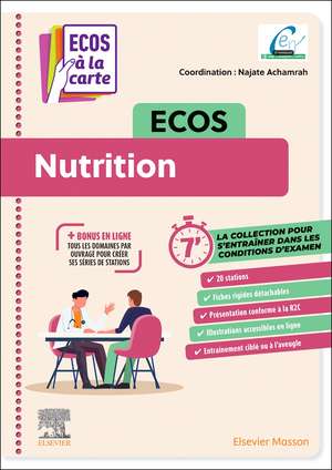 ECOS Nutrition: ECOS à la carte de Collège des Enseignants de Nutrition