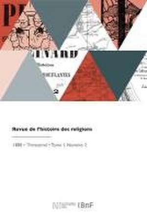 Revue de l'histoire des religions de Maurice Vernes