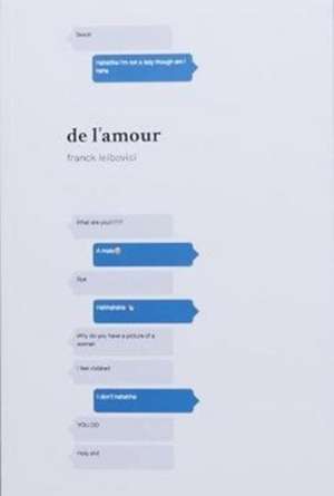 de l'amour de Franck Leibovici