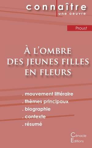 Fiche de lecture À l'ombre des jeunes filles en fleurs de Marcel Proust (Analyse littéraire de référence et résumé complet) de Marcel Proust