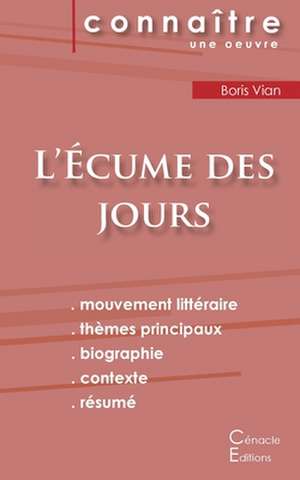 Fiche de lecture L'Écume des jours (Analyse littéraire de référence et résumé complet) de Boris Vian