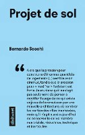 Projet de sol de Bernardo Secchi
