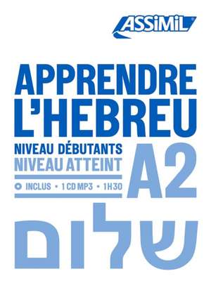 Apprendre L'Hebreu A2 de Sarit Bortolussi