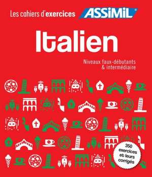 Coffret Cahiers d'exercices ITALIEN: faux-dbutants + intermdiaire de Federico Benedetti