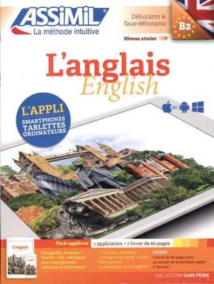 L'anglais B2 - Pack applivre 1 application + 1 livret de 60 pages de Anthony Bulger