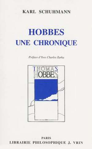 Hobbes Une Chronique de Karl Schuhmann