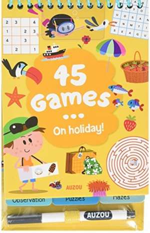 45 Games... on Holidays! de Auzou Publishing