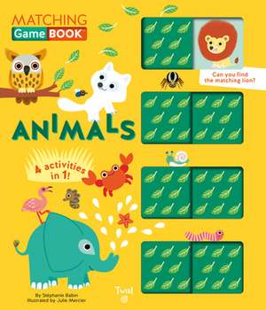 Animals Matching Game Book de Julie Mercier