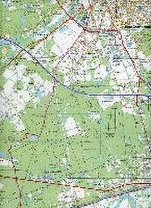 Selles sur Cher Chabris 1 : 25 000 Carte Topographique Serie Bleue Itineraires de Randonnee