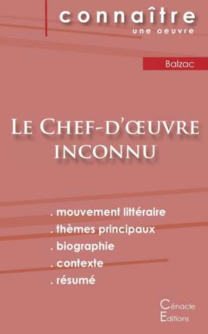 Fiche de lecture Le Chef-d'oeuvre inconnu de Balzac (Analyse littéraire de référence et résumé complet) de Honoré de Balzac