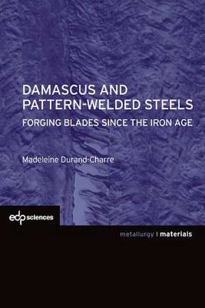 Damascus and Patern-Welded Steels de Madeleine Durand-Charre