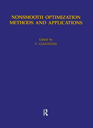 Nonsmooth Optimization Methods de F. Giannessi