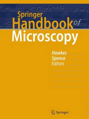 Springer Handbook of Microscopy de Peter W. Hawkes