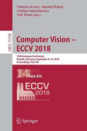 Computer Vision - ECCV 2018 de Vittorio Ferrari