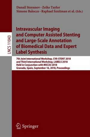 Intravascular Imaging and Computer Assisted Stenting and Large-Scale Annotation of Biomedical Data and Expert Label Synthesis: 7th Joint International Workshop, CVII-STENT 2018 and Third International Workshop, LABELS 2018, Held in Conjunction with MICCAI 2018, Granada, Spain, September 16, 2018, Proceedings de Danail Stoyanov