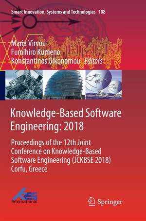 Knowledge-Based Software Engineering: 2018 de Maria Virvou