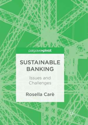 Sustainable Banking: Issues and Challenges de Rosella Carè