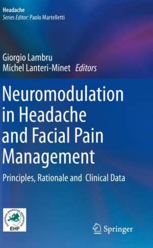 Neuromodulation in Headache and Facial Pain Management: Principles, Rationale and Clinical Data de Giorgio Lambru