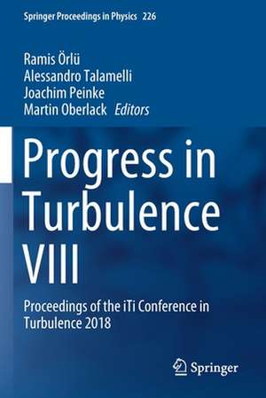 Progress in Turbulence VIII: Proceedings of the iTi Conference in Turbulence 2018 de Ramis Örlü