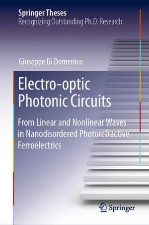Electro-optic Photonic Circuits: From Linear and Nonlinear Waves in Nanodisordered Photorefractive Ferroelectrics de Giuseppe Di Domenico