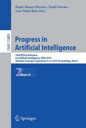 Progress in Artificial Intelligence: 19th EPIA Conference on Artificial Intelligence, EPIA 2019, Vila Real, Portugal, September 3–6, 2019, Proceedings, Part II de Paulo Moura Oliveira